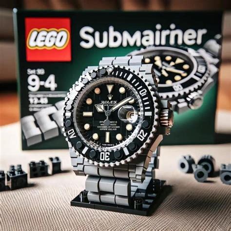 rolex submariner lego